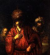 Rembrandt, Haman disgraced